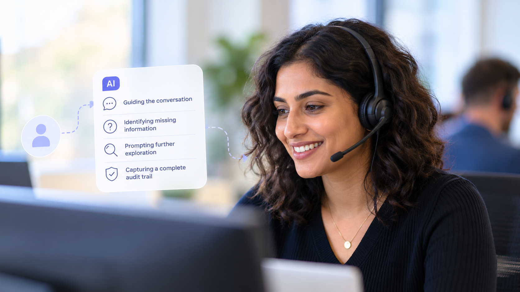 AI-Guided Customer Support in Action agent being guided on a customer call using AI